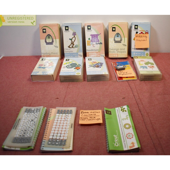 Cricut Provo Craft Doodletype, Basic Shapes, Carousel,...